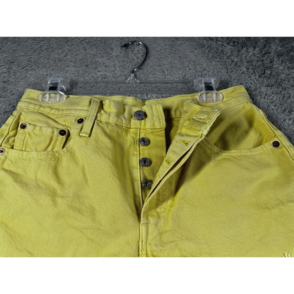 Levi's 501 Yellow High-Rise‎ Denim Shorts | Size 29